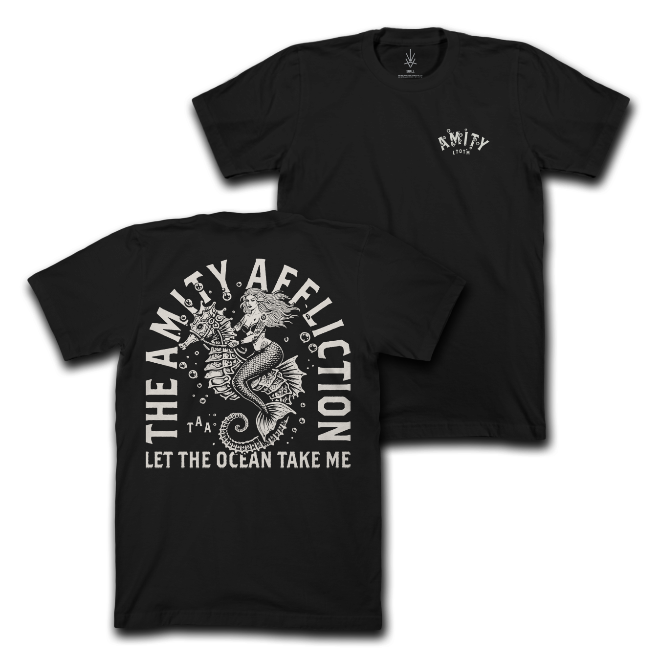 Mermaid - Black T-Shirt