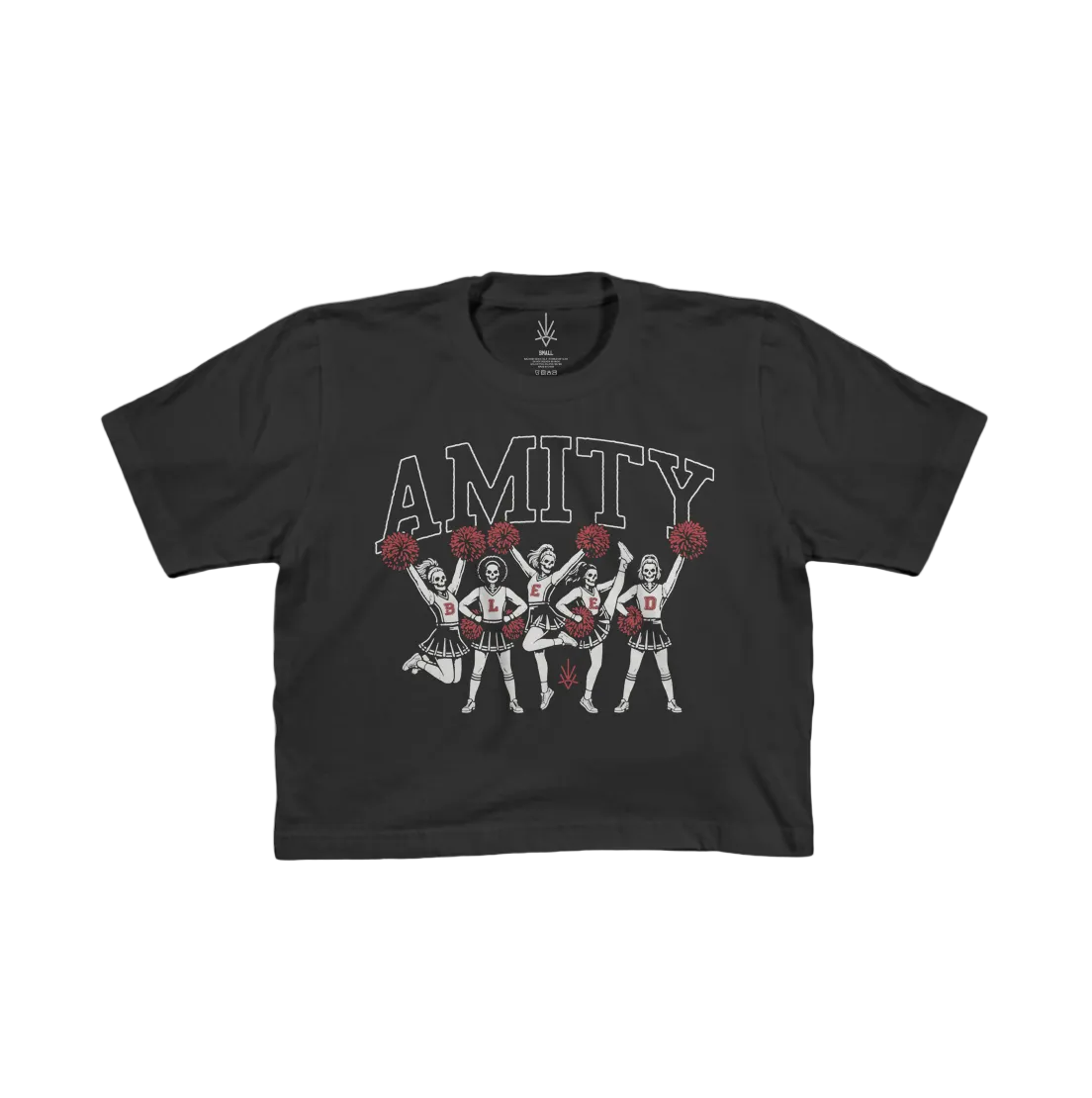 BLEED Cheerelader - Women's Crop T-Shirt