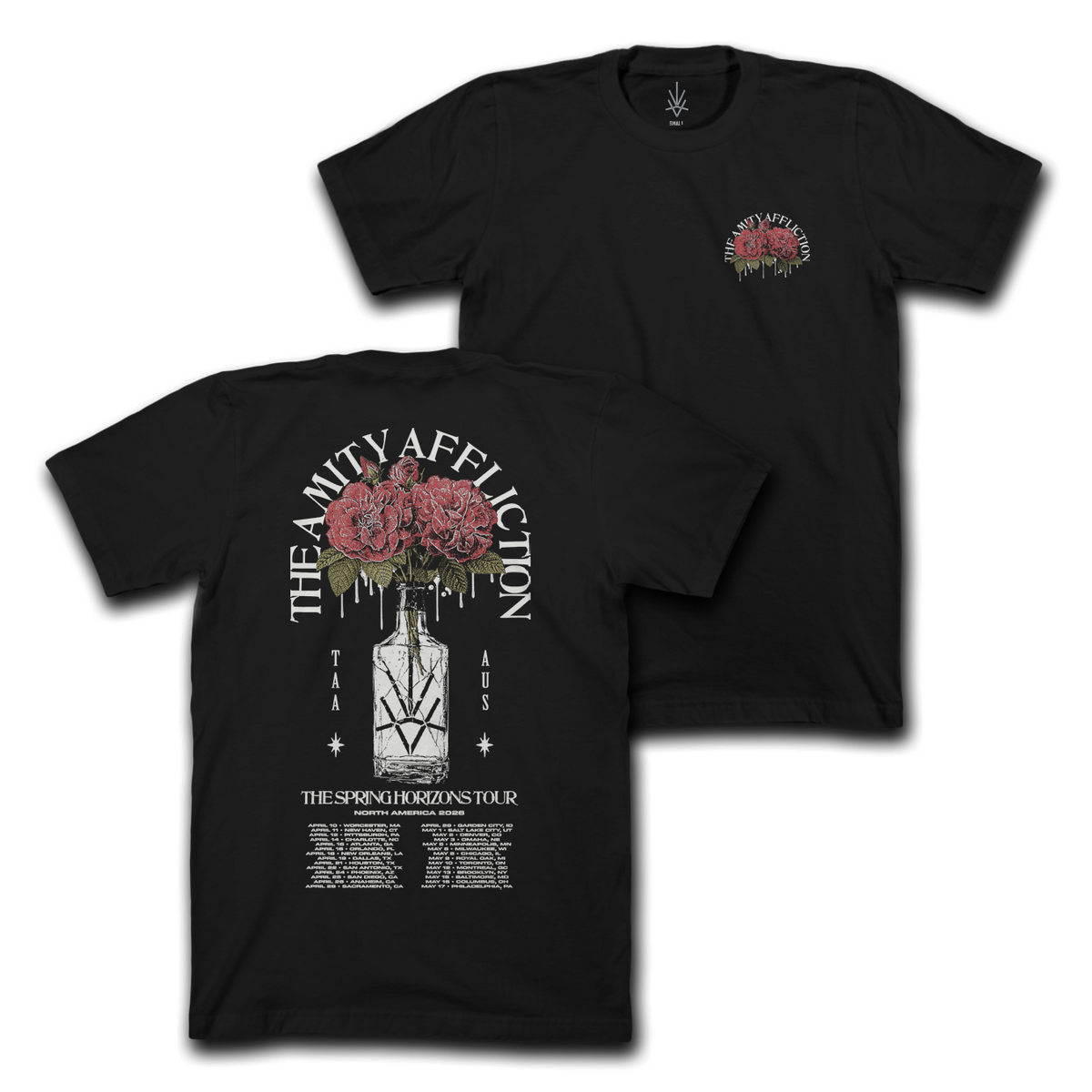The Spring Horizons Tour - Black T-Shirt